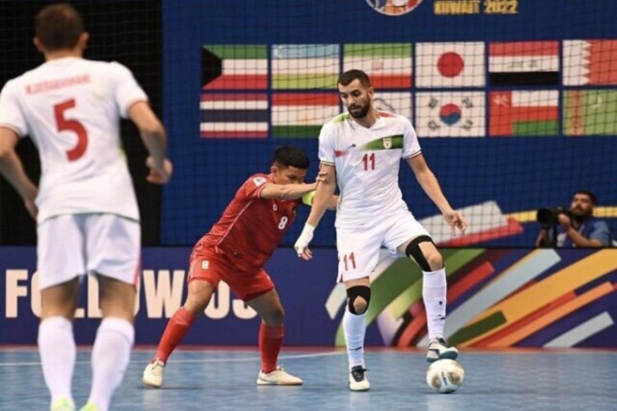 صعود فوتسالیست های ایران به مرحله نهایی با گلباران چین